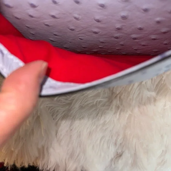 Dooney & Bourke Naomi Emerson Ostrich Satchel in Glacier Blue - Picture 10 of 12